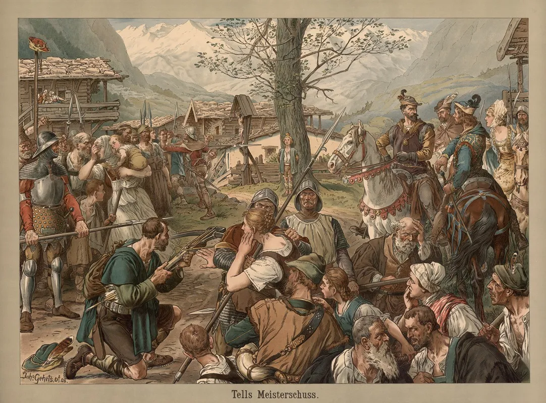 William Tells Master Shot by Johannes Gehrts - Canvas Print