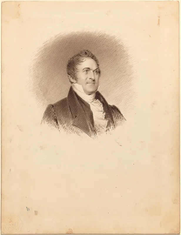 William Wirt by James Barton Longacre - Canvas Print