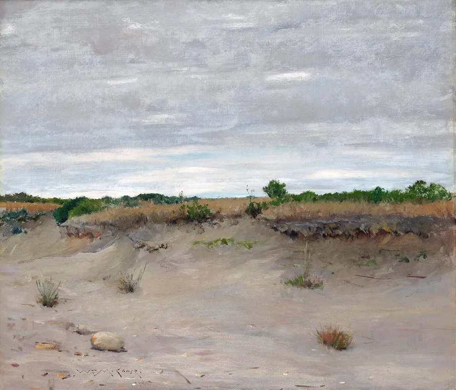 Wind Swept Sands by William Merritt Chase - Canvas Print