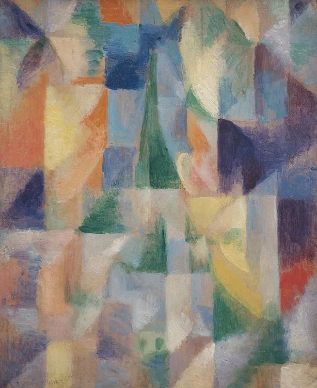Window Overlooking The City by Robert Delaunay - Canvas Print