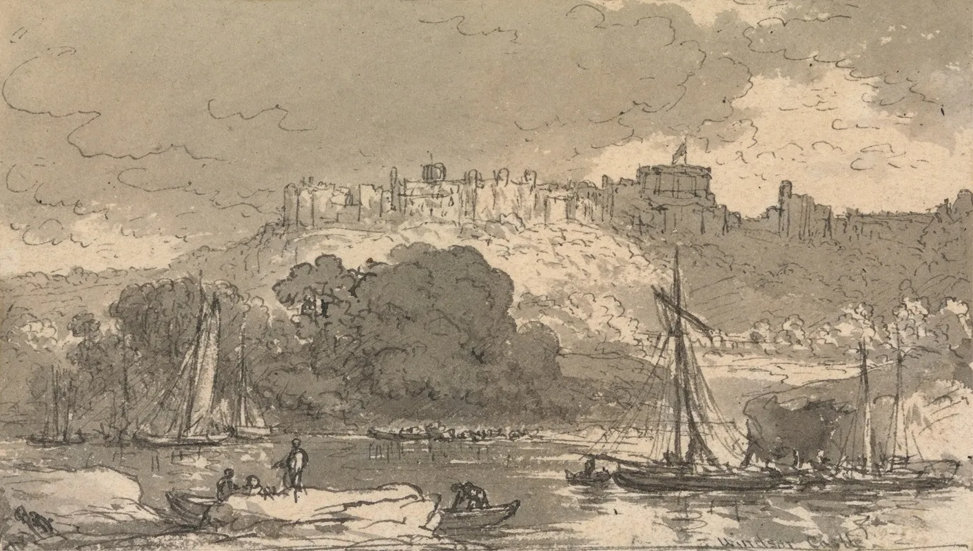 Windsor Castle 7 by John Glover - Canvas Print