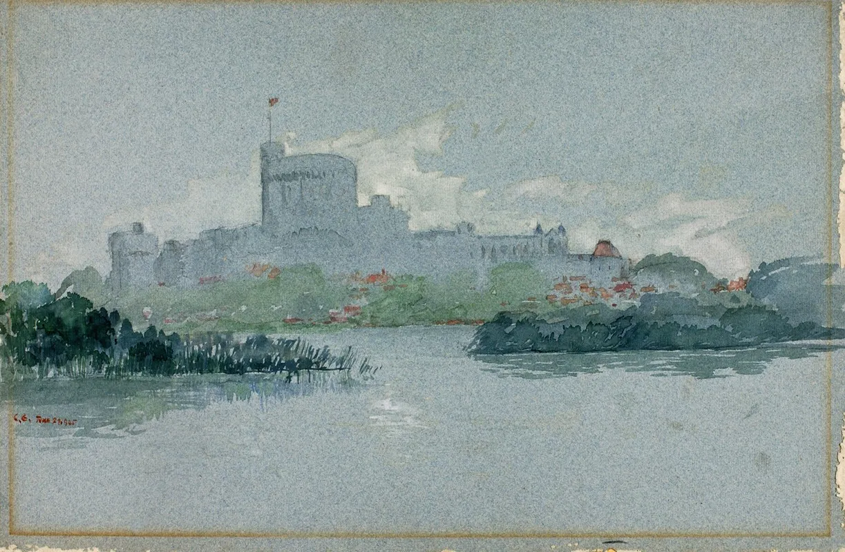 Windsor Castle England by Cass Gilbert - Canvas Print