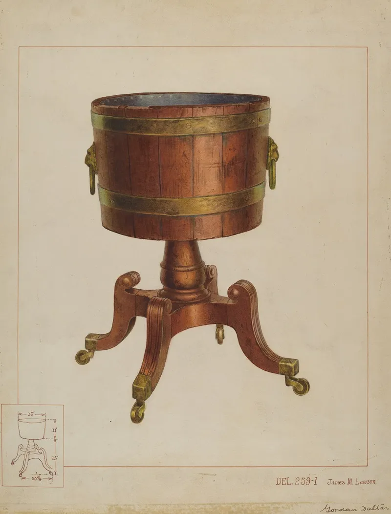 Wine Cooler 2 by James M. Lawson - Canvas Print
