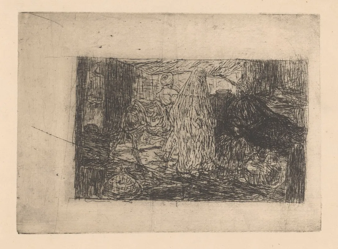 Winkel In Constantinopel by Marius Bauer - Canvas Print