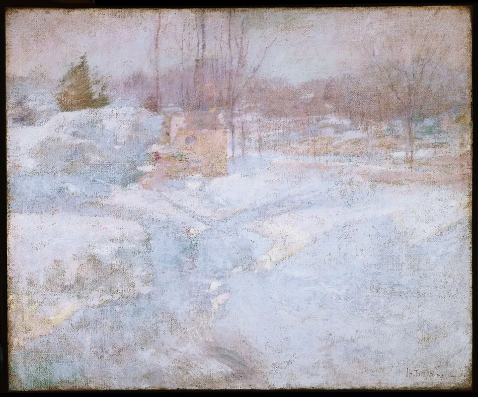 Winter 11 by John Henry Twachtman - Canvas Print