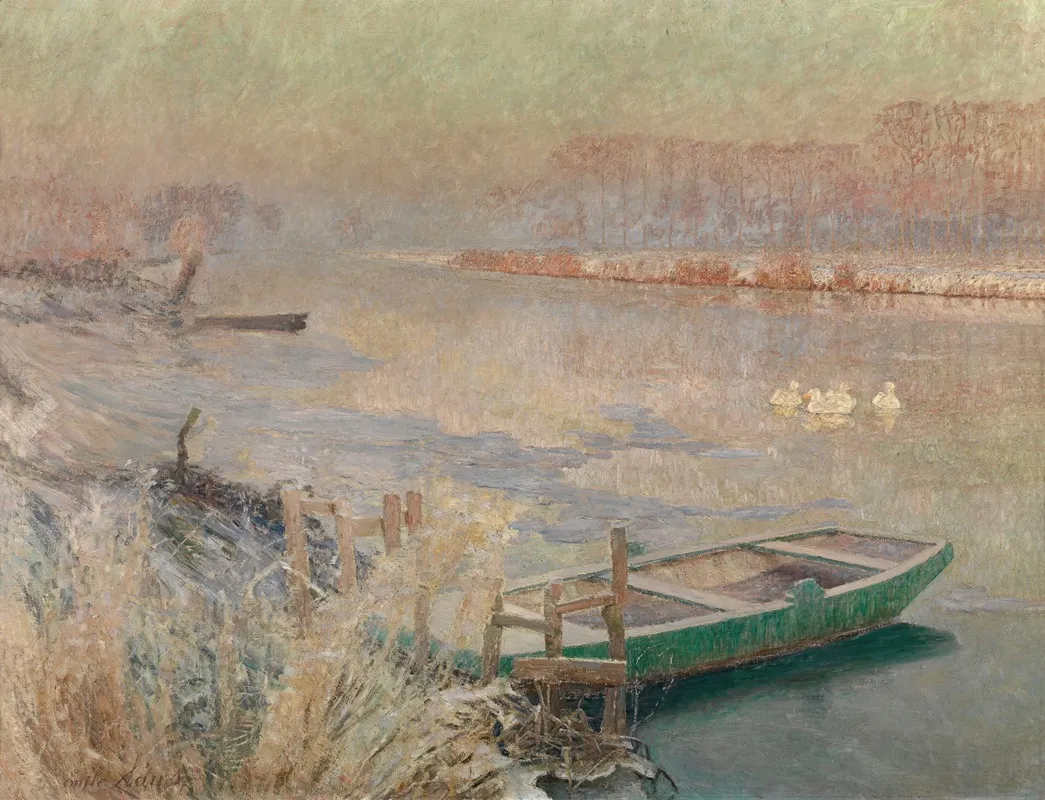 Winter 38 by Emile Claus - Canvas Print