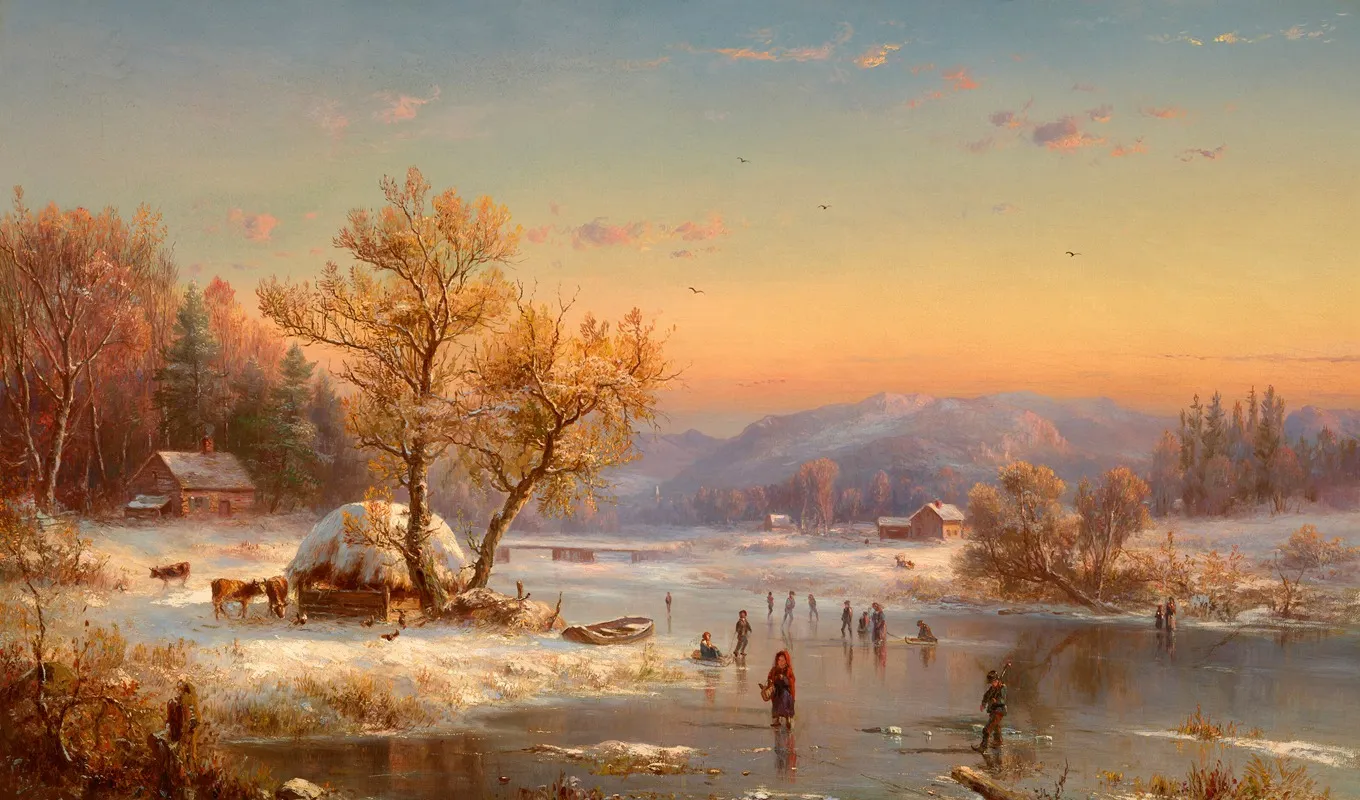 Winter Evening In The Country
