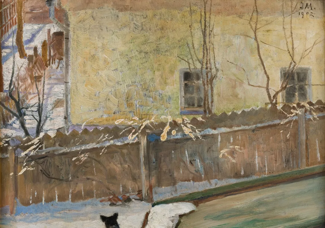 Winter Landscape 43 by Jacek Malczewski - Canvas Print