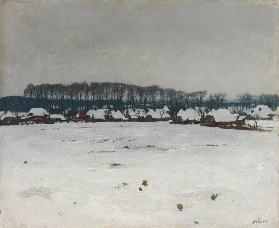 Winter Landscape 52 by Willem Witsen - Canvas Print