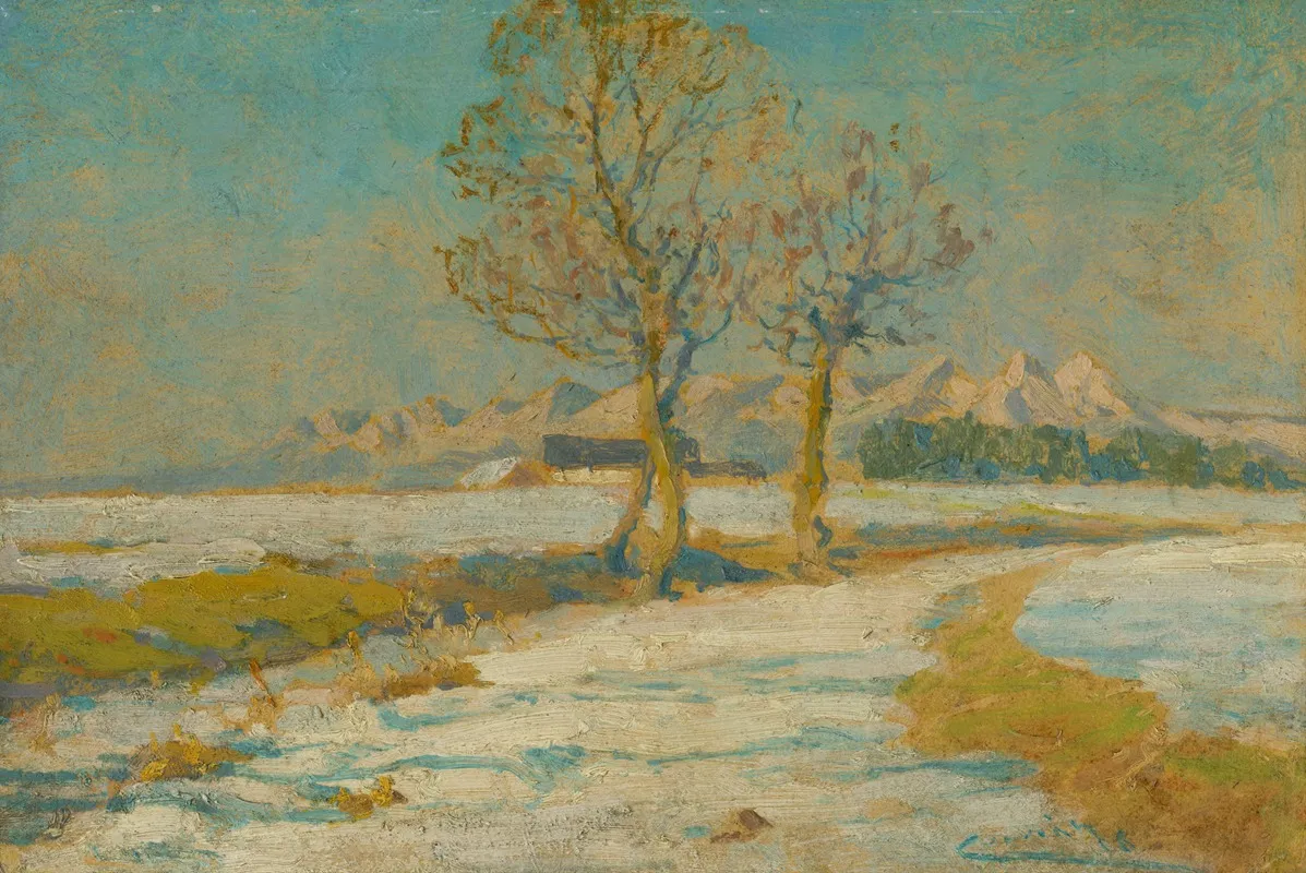 Winter Landscape Under The Tatras