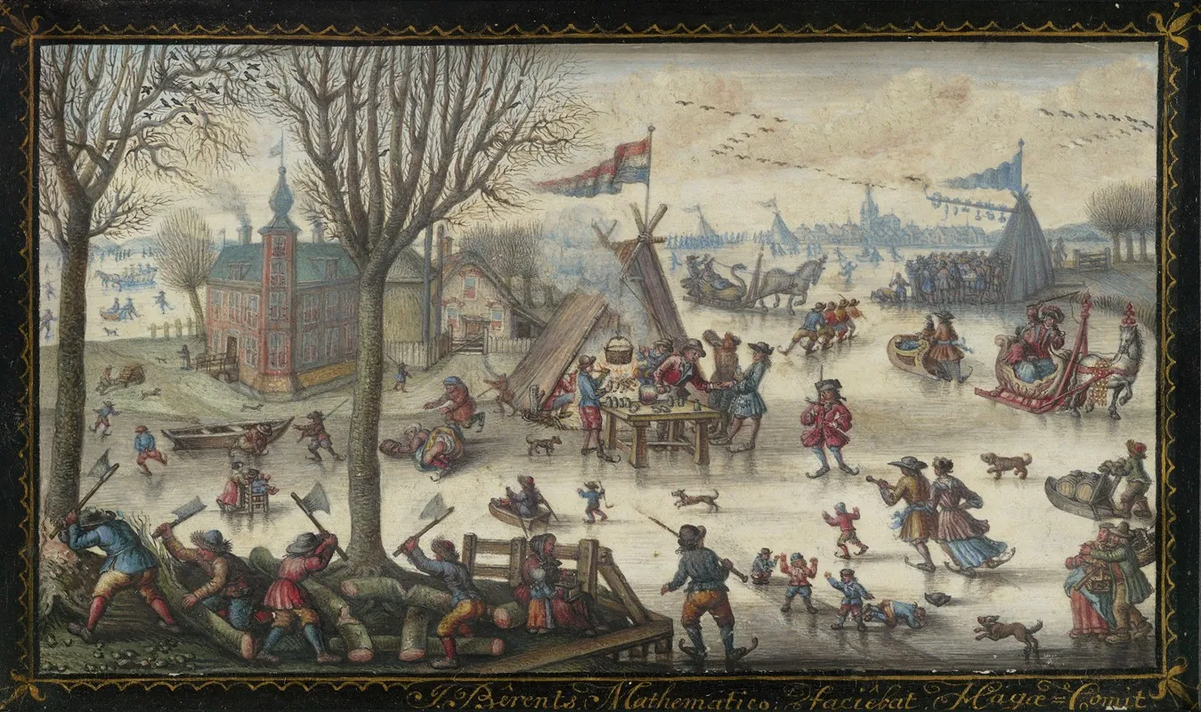 Winter Landscape With Figures 2