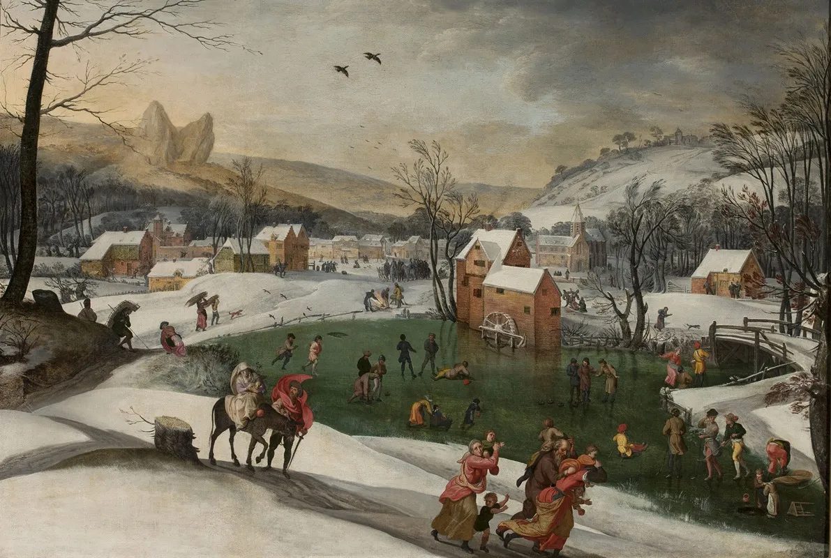 Winter Landscape With The Flight To Egypt