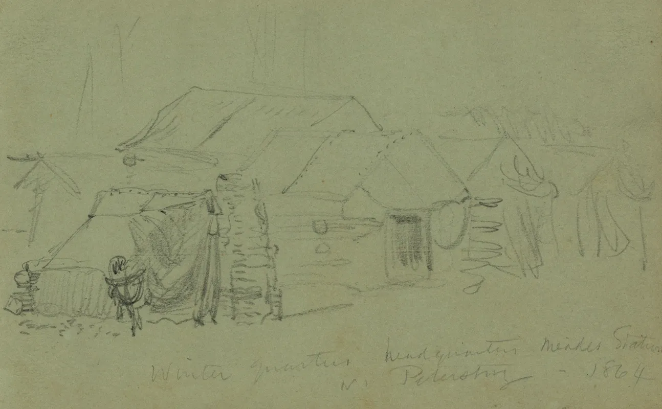 Winter Quarters Headquarters Meades Station Nr Petersburg