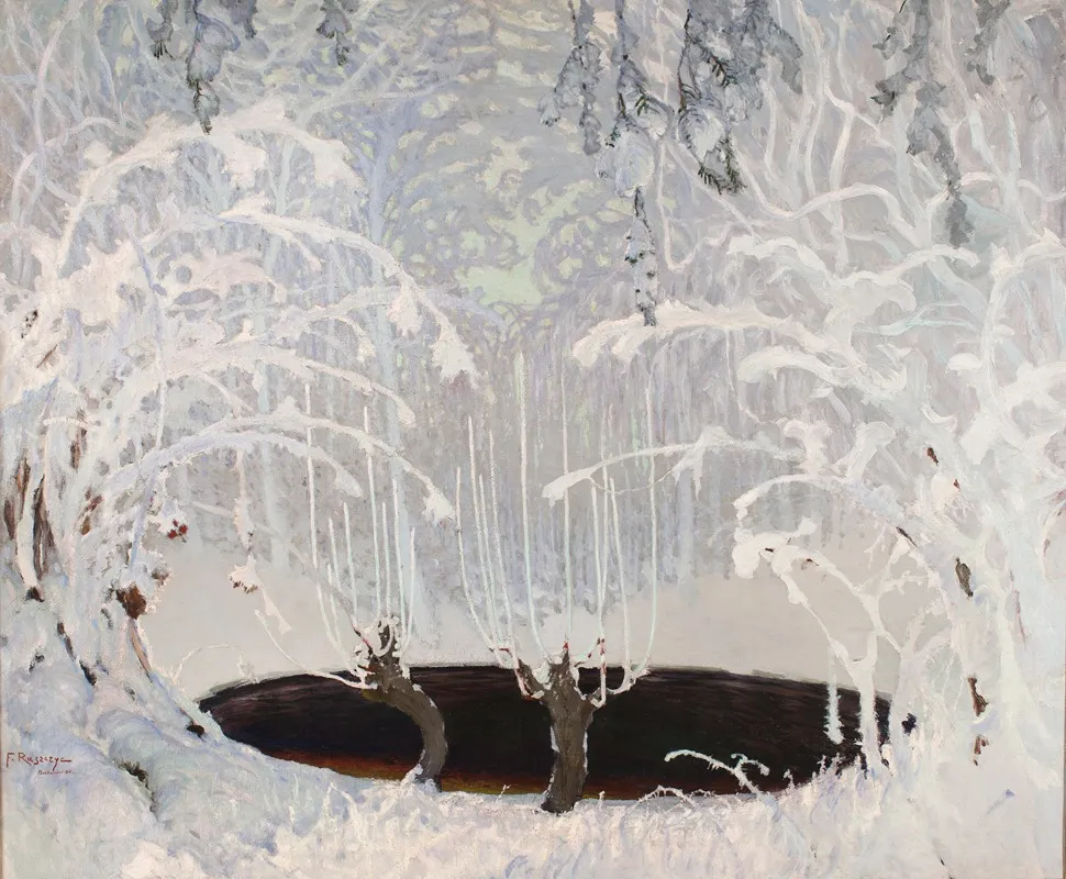 Winter Tale by Ferdynand Ruszczyc - Canvas Print