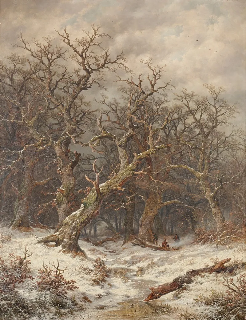 Winterlandschaft Winterwald