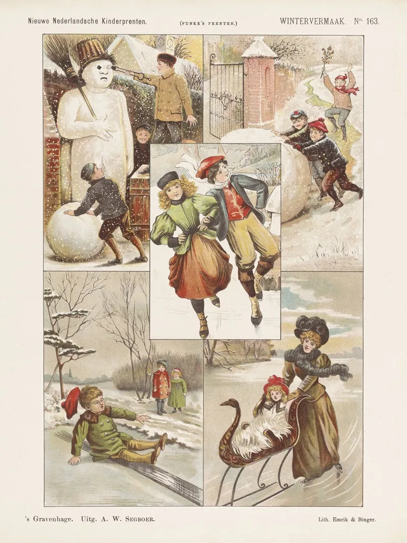 Wintervermaak by Emrik &amp; Binger - Canvas Print
