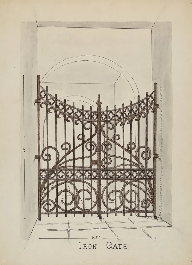 Wishing Gates by Lucien Verbeke - Canvas Print