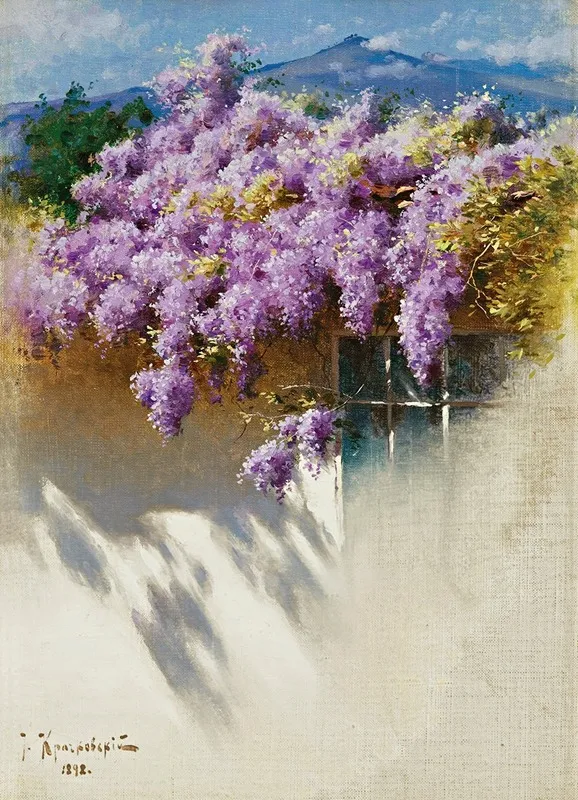 Wisteria In Bloom
