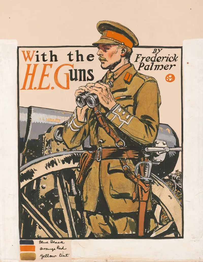 With The H E Guns By Frederick Palmer