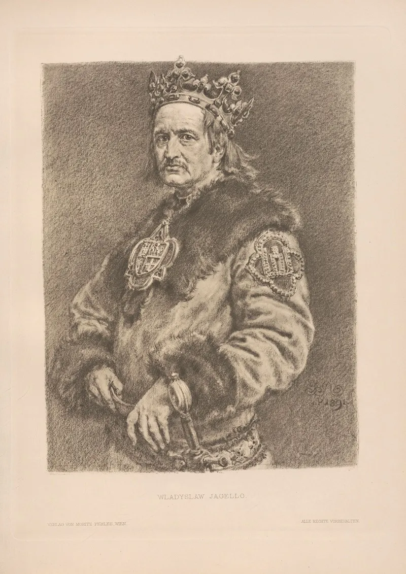 Wladyslaw Jagello by Jan Matejko - Canvas Print