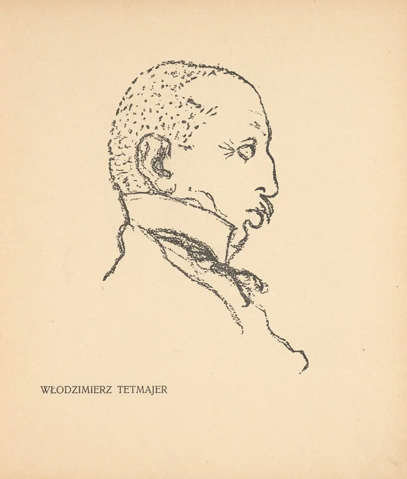 Wlodzimierz Tetmajer by Kazimierz Sichulski - Canvas Print