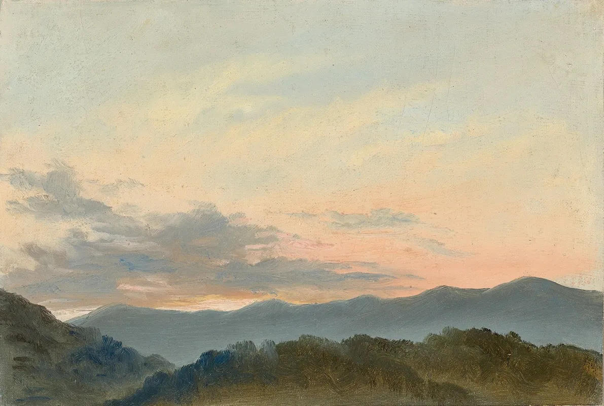 Wolkenstudie 10 by Carl Gustav Carus - Canvas Print