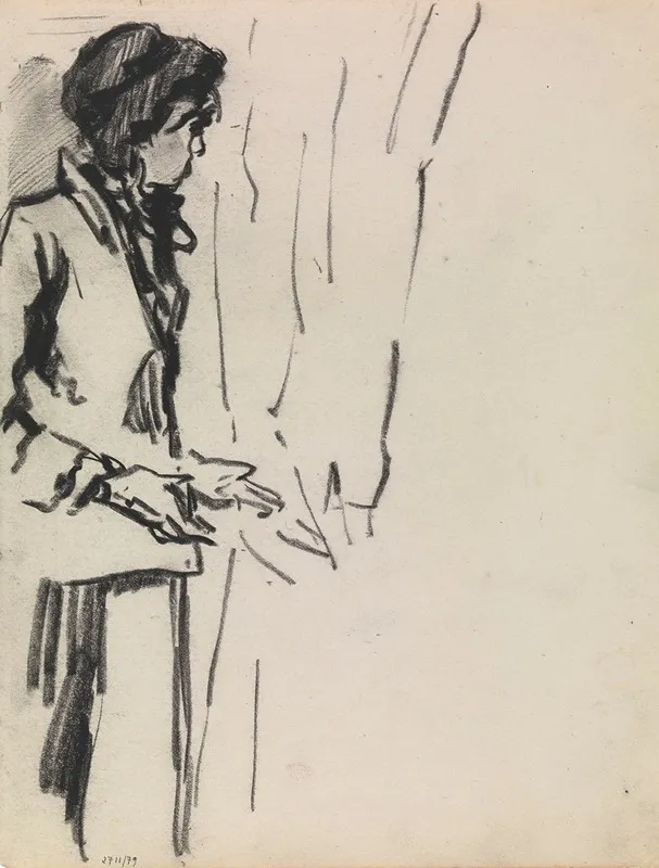 Woman 5 by James Ensor - Canvas Print