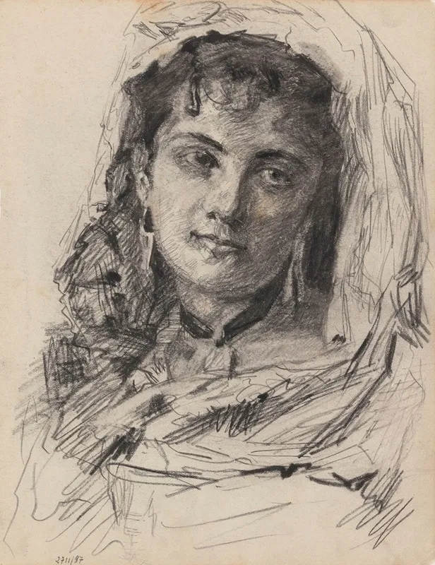 Woman 6 by James Ensor - Canvas Print