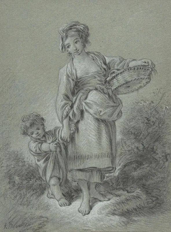 Woman And Boy