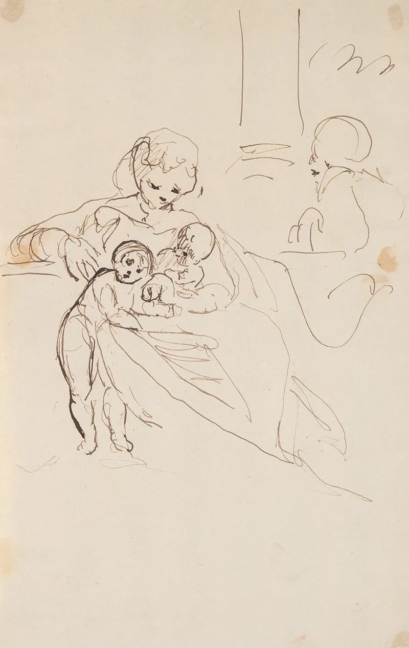 Woman And Children