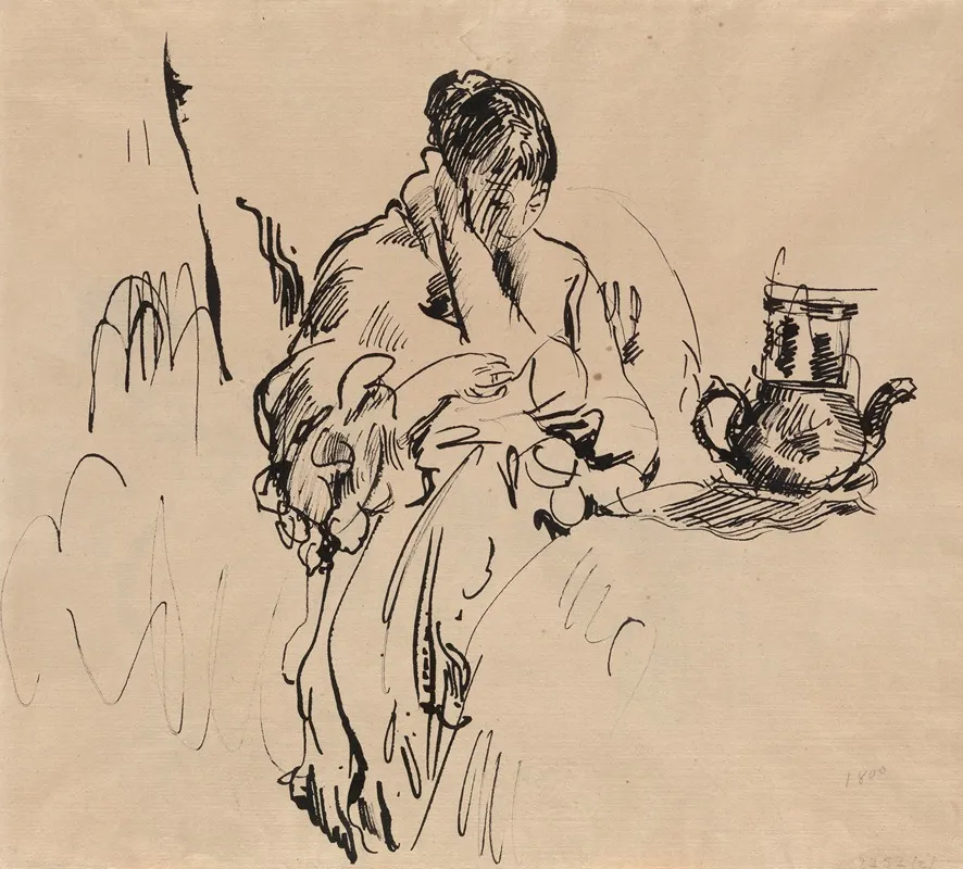Woman At Breakfast