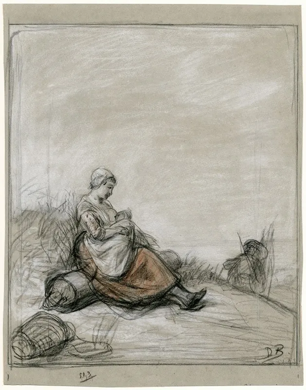 Woman Breastfeeding Her Baby