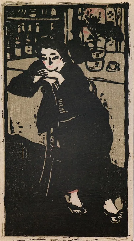 Woman In A Cafe