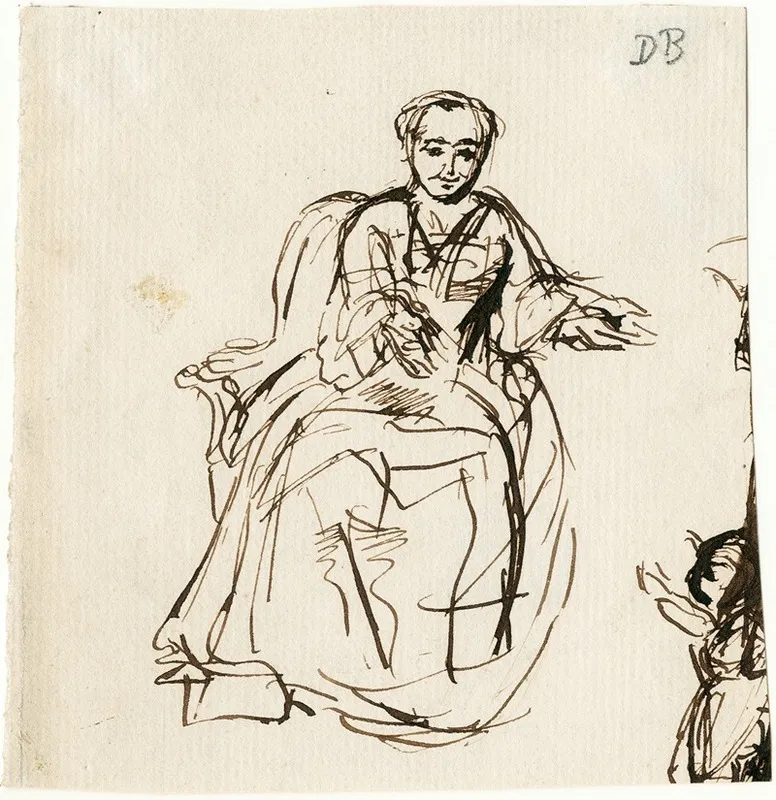 Woman In A Chair