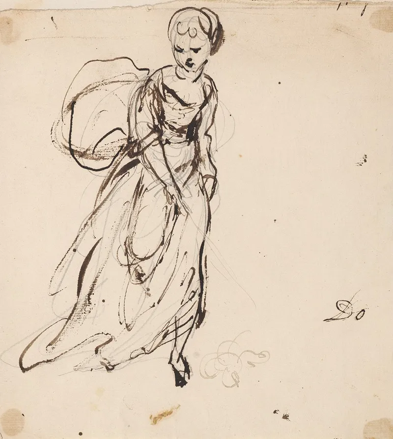 Woman In Long Dress