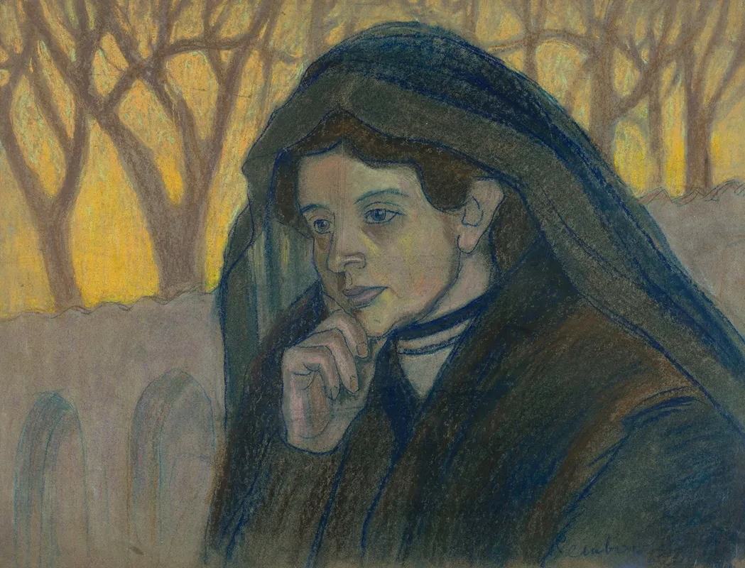 Woman In Mourning