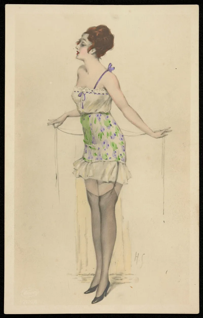 Woman In Negligee