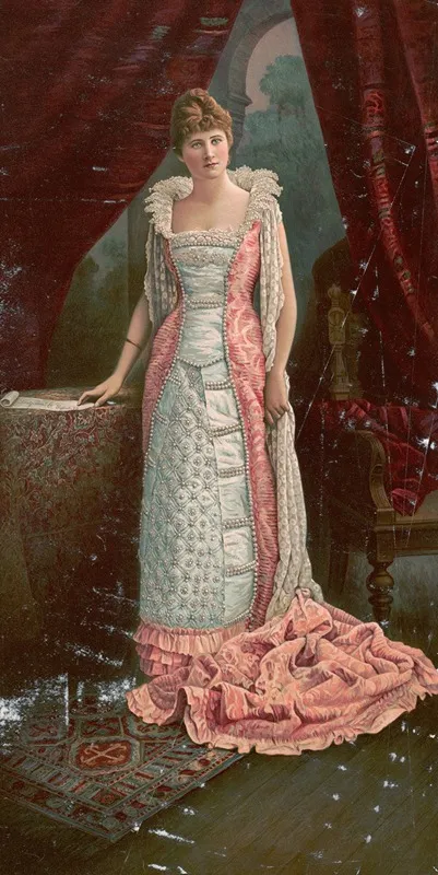 Woman In Pearl Dress