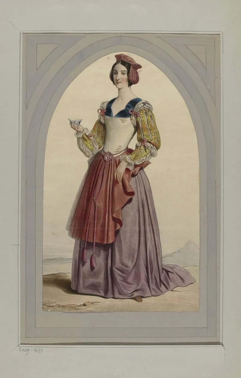 Woman In Renaissance Costume