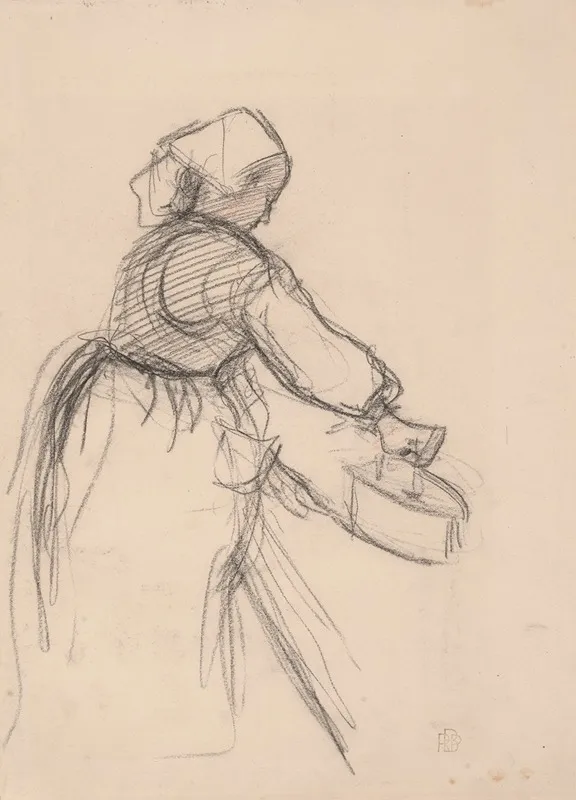 Woman Ironing 2