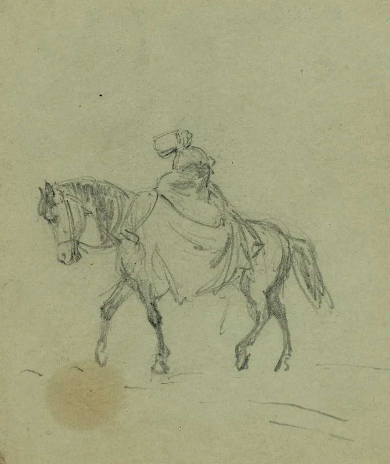 Woman On Horseback