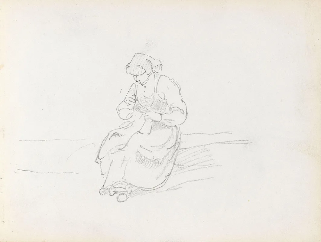 Woman Sewing 7