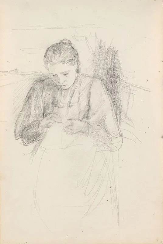 Woman Sewing 8
