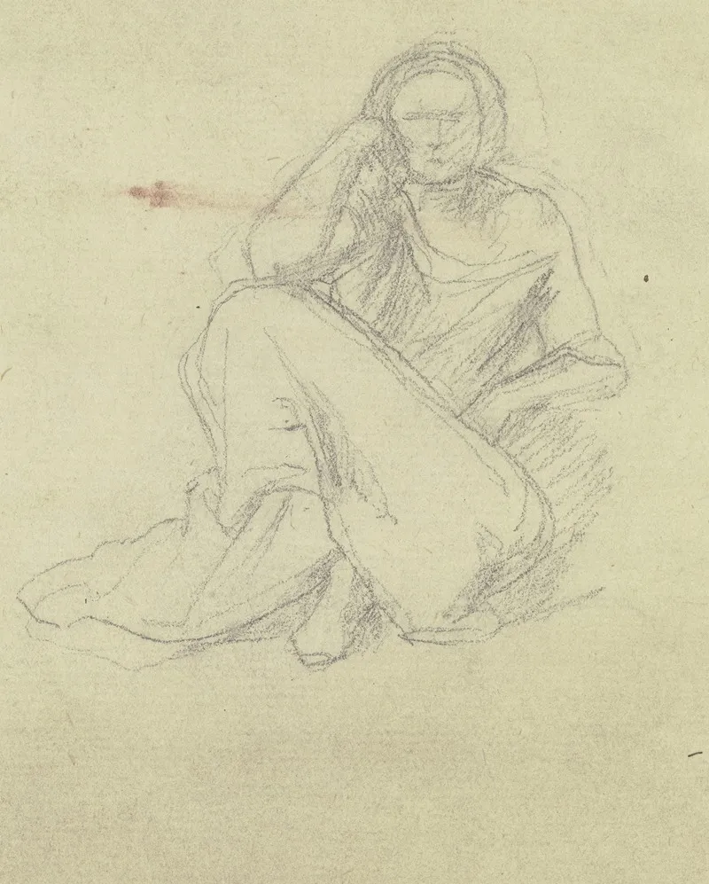 Woman Sitting On The Floor