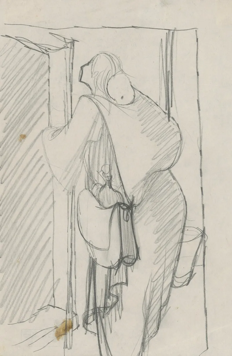 Woman With A Child On Her Back