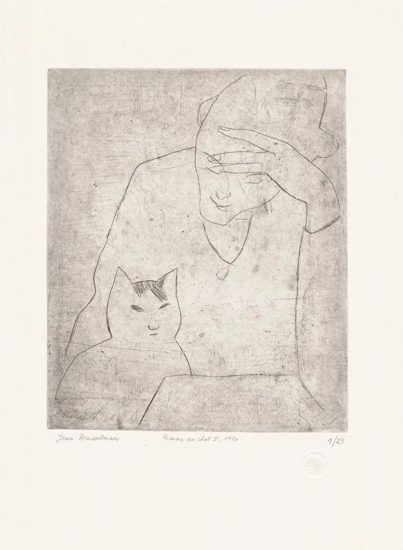 Woman With Cat Ii