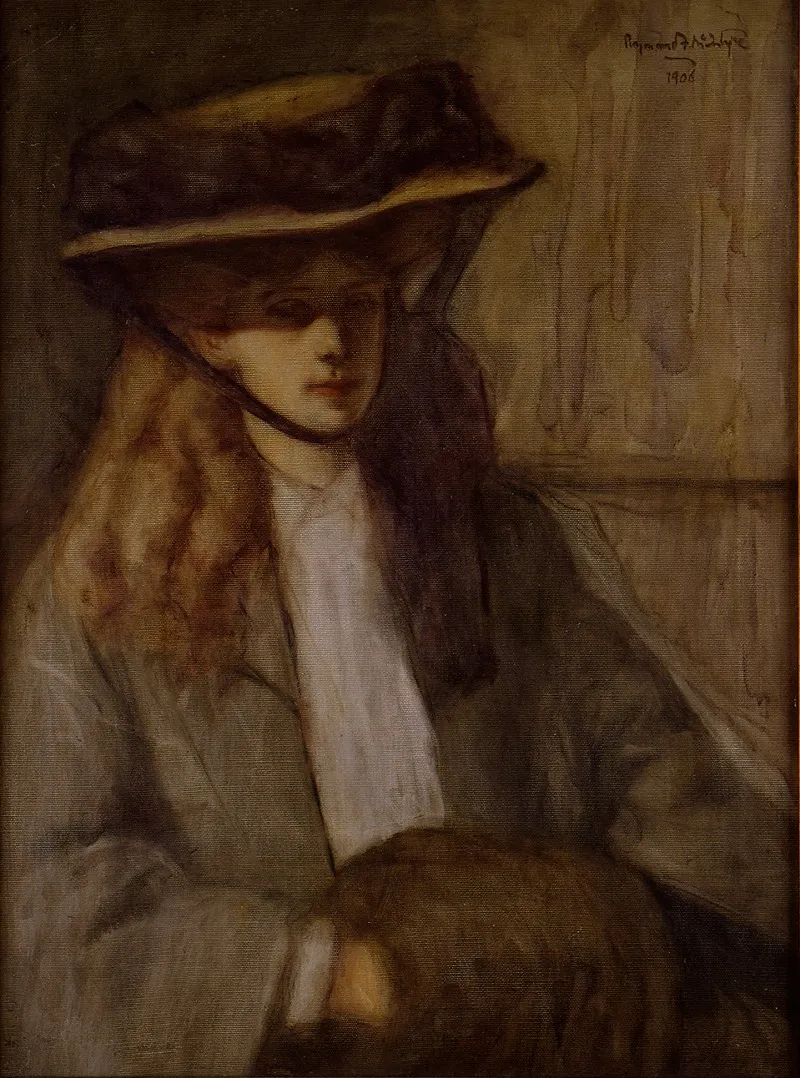 Woman With Fur Muff