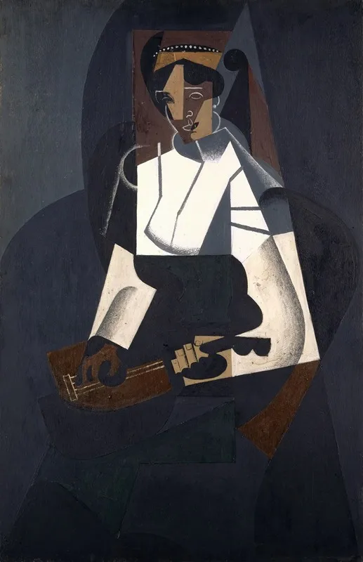 Woman With Mandolin