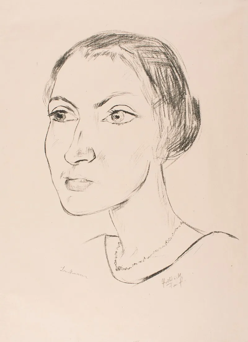 Woman With Necklace Frau Parcus