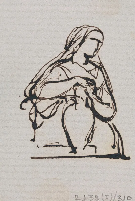 Woman With Pitcher 3 by Nicaise De Keyser - Canvas Print